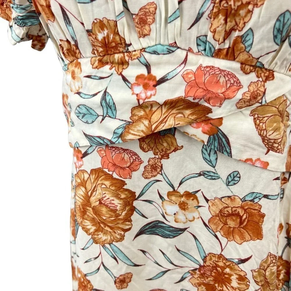 Fortunate One Caramel Kisses Midi Dress Size S - Picture 13 of 16